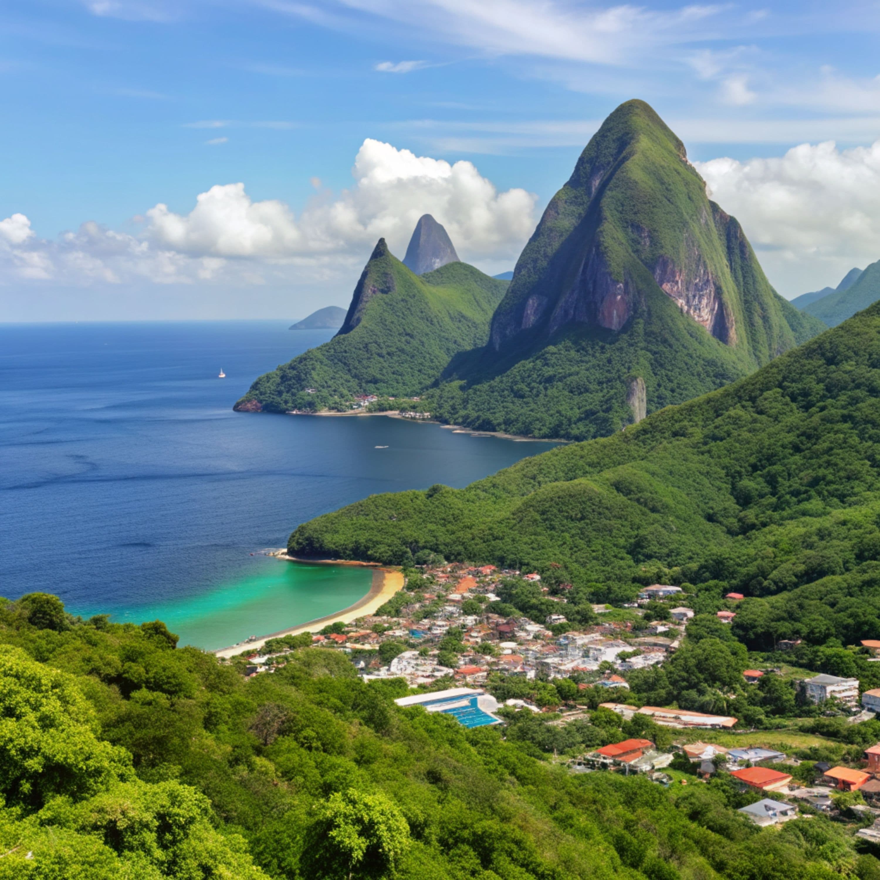 St Lucia Holidays From Kerala, Under Two Green Mountains