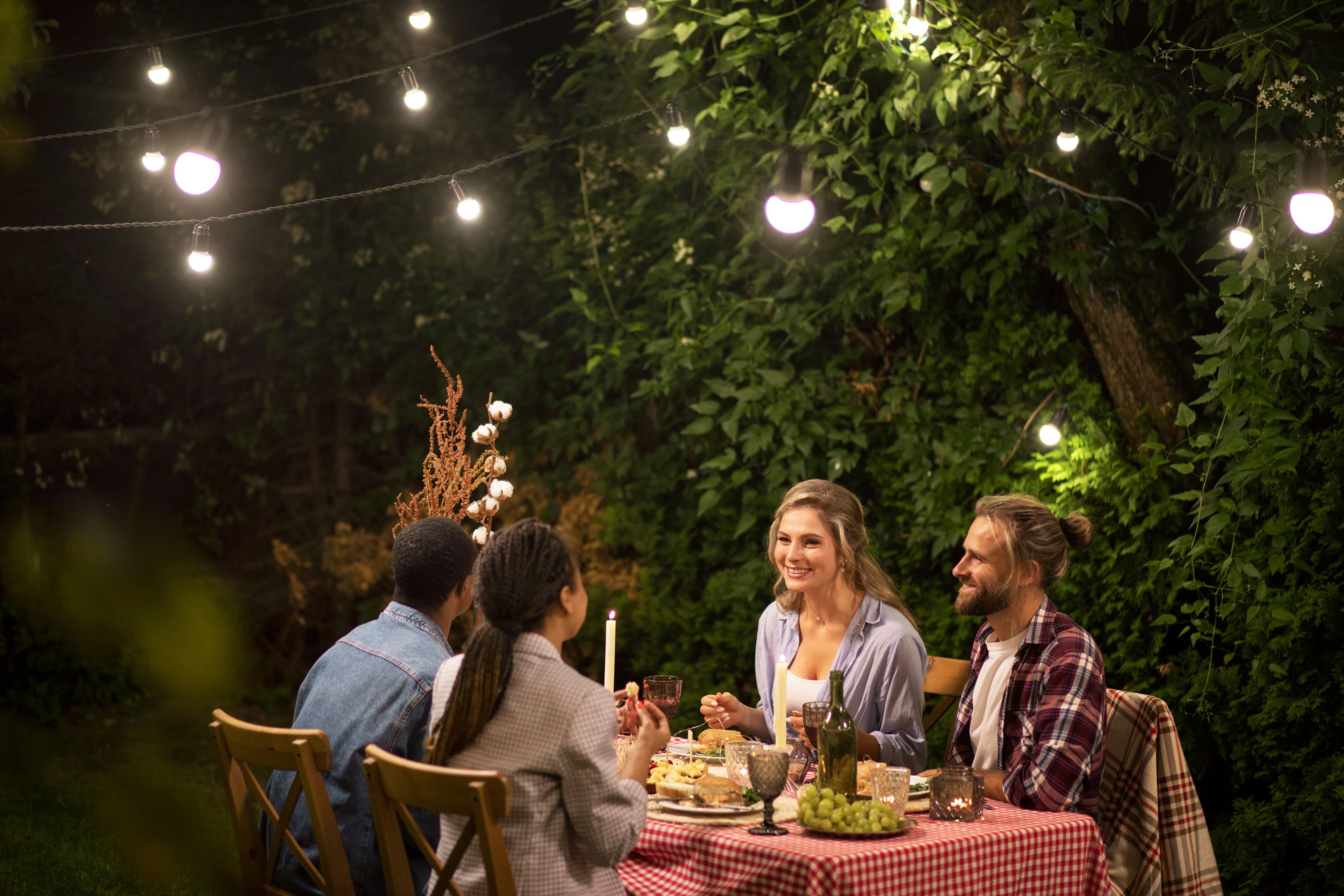 A Garden Dinner With Marcela.